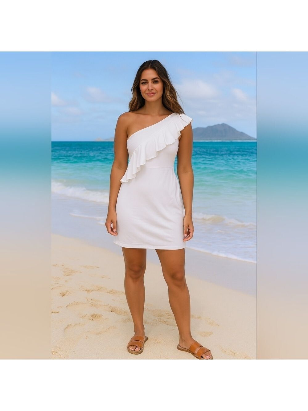 Susana Monaco Ruffle Mini Dress